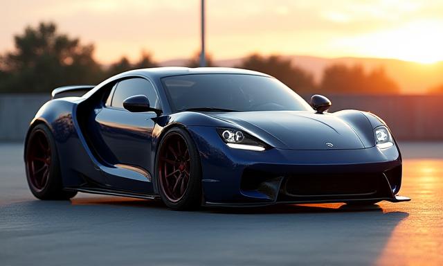 洗練されたデザインのカスタムカーエクステリア